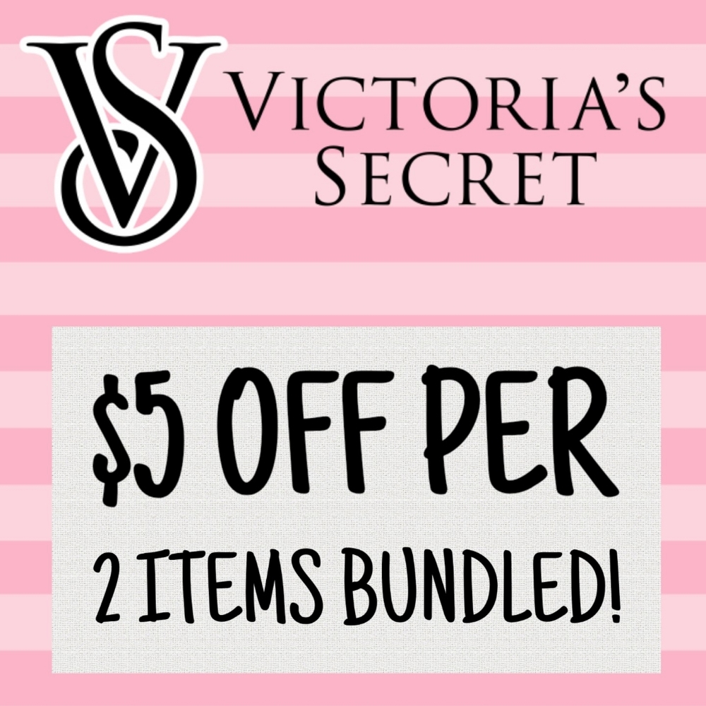 Bundle 2 Vs items and get $5